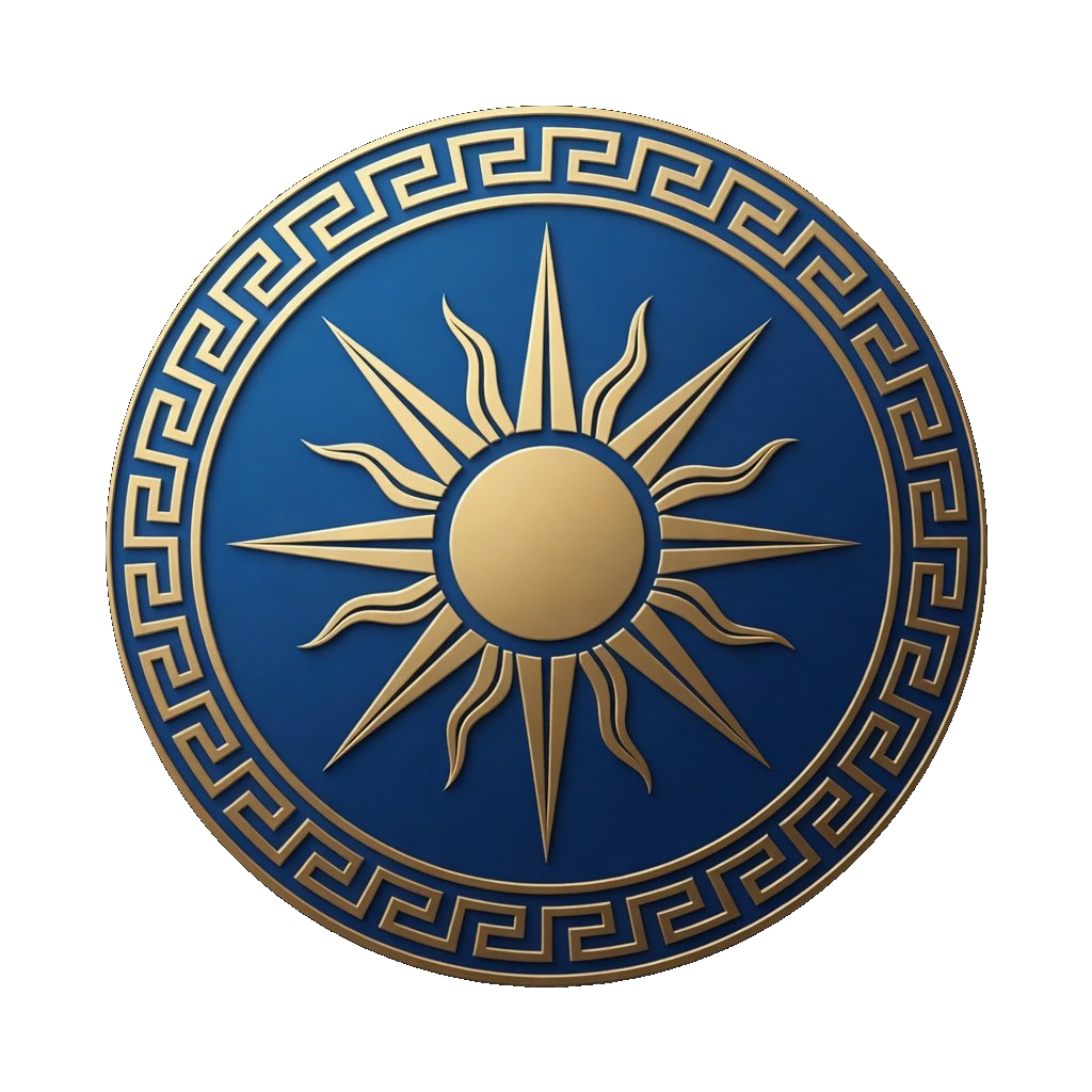 Polaris logo: gold star on navy